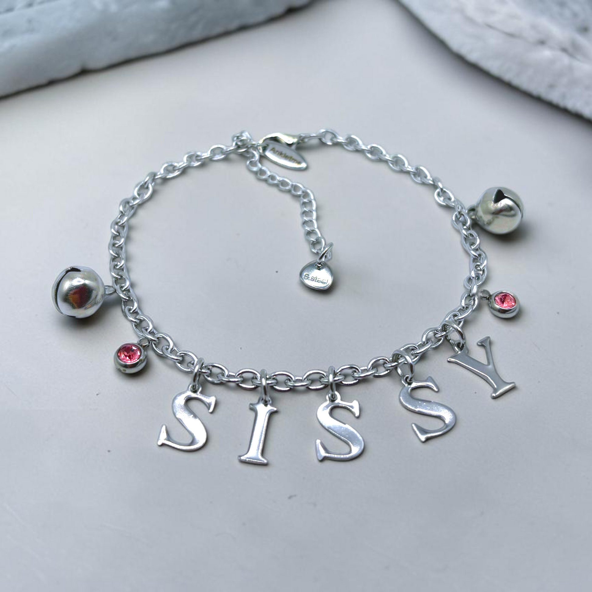 sissy bells anklet chain