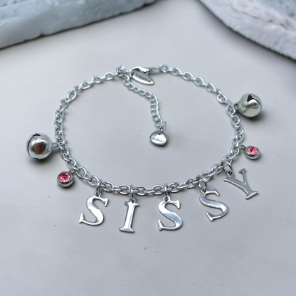 sissy bells anklet chain