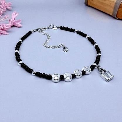Yes Daddy Yes Sir BDSM Jewelry Anklet / Bracelet