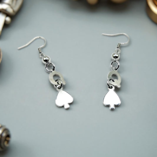 QOS Queen of Spades Earrings