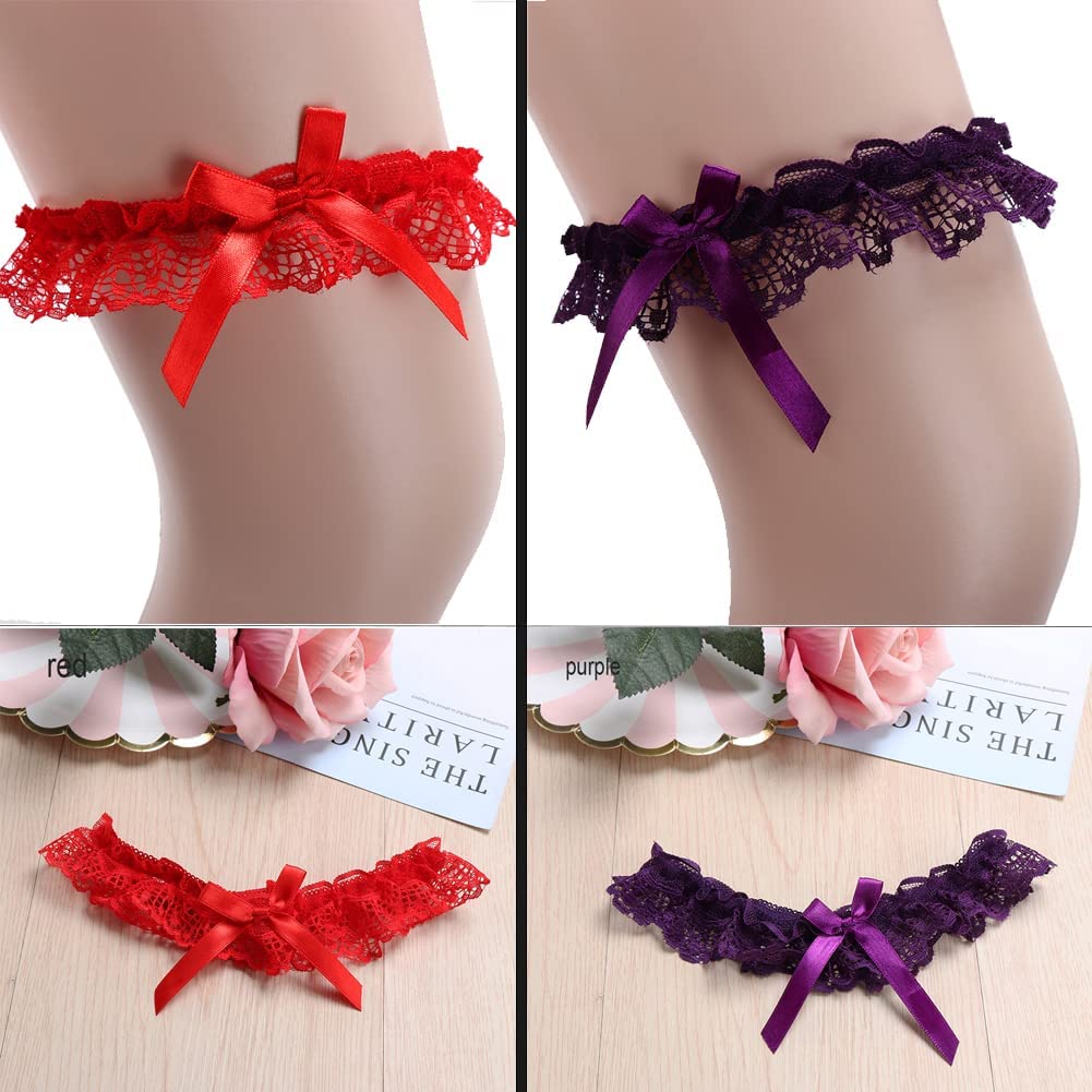 Lace Garter Leg Ribbon