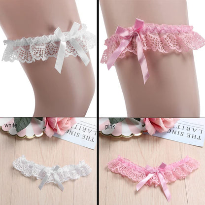 Lace Garter Leg Ribbon
