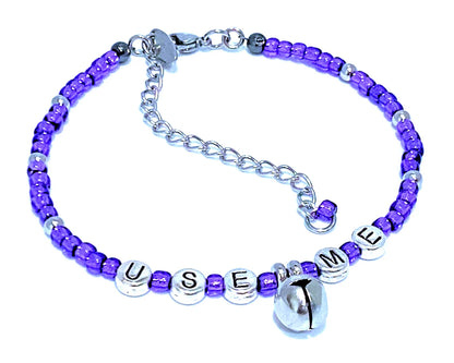 Use Me Anklet / Bracelet with Jingling Bell